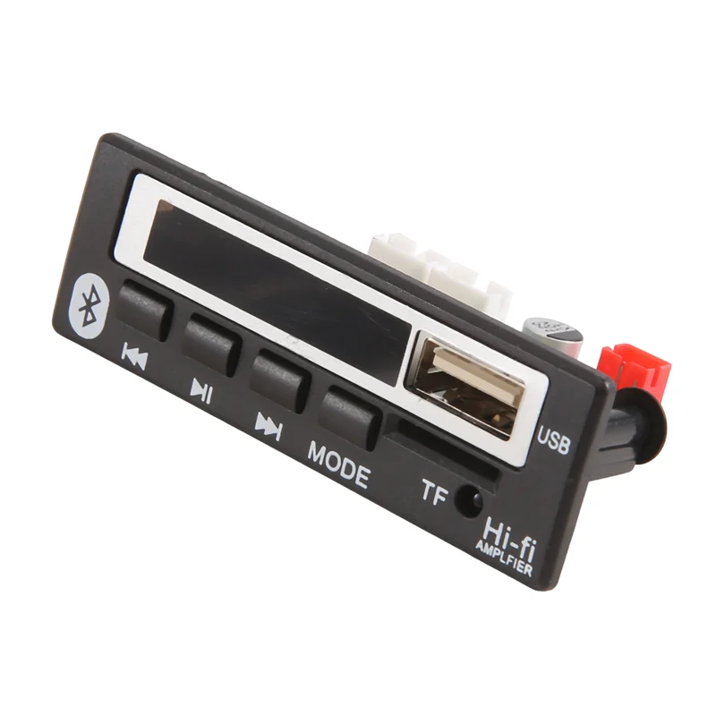 Y19A Layar Warna Bluetooth MP3 Dekoder Papan Pembaca Kartu Modul Bluetooth 5.0 Aksesori Audio Multifungsi