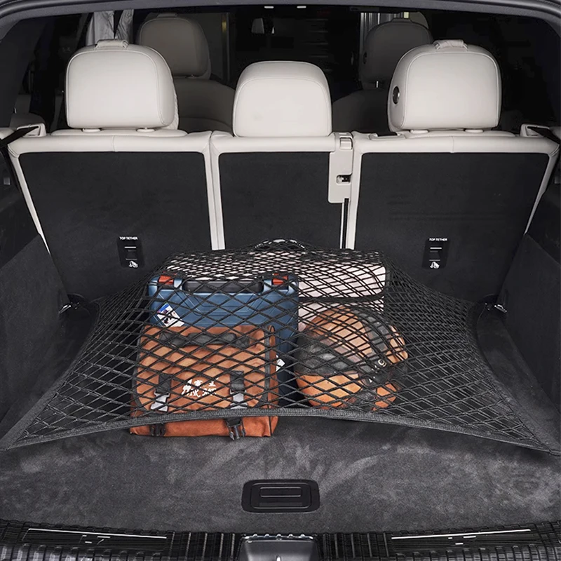 For Leading Ideal LiXiang L7 L8 L9 2022 2023Car Trunk Luggage Storage Net Bag Accessories