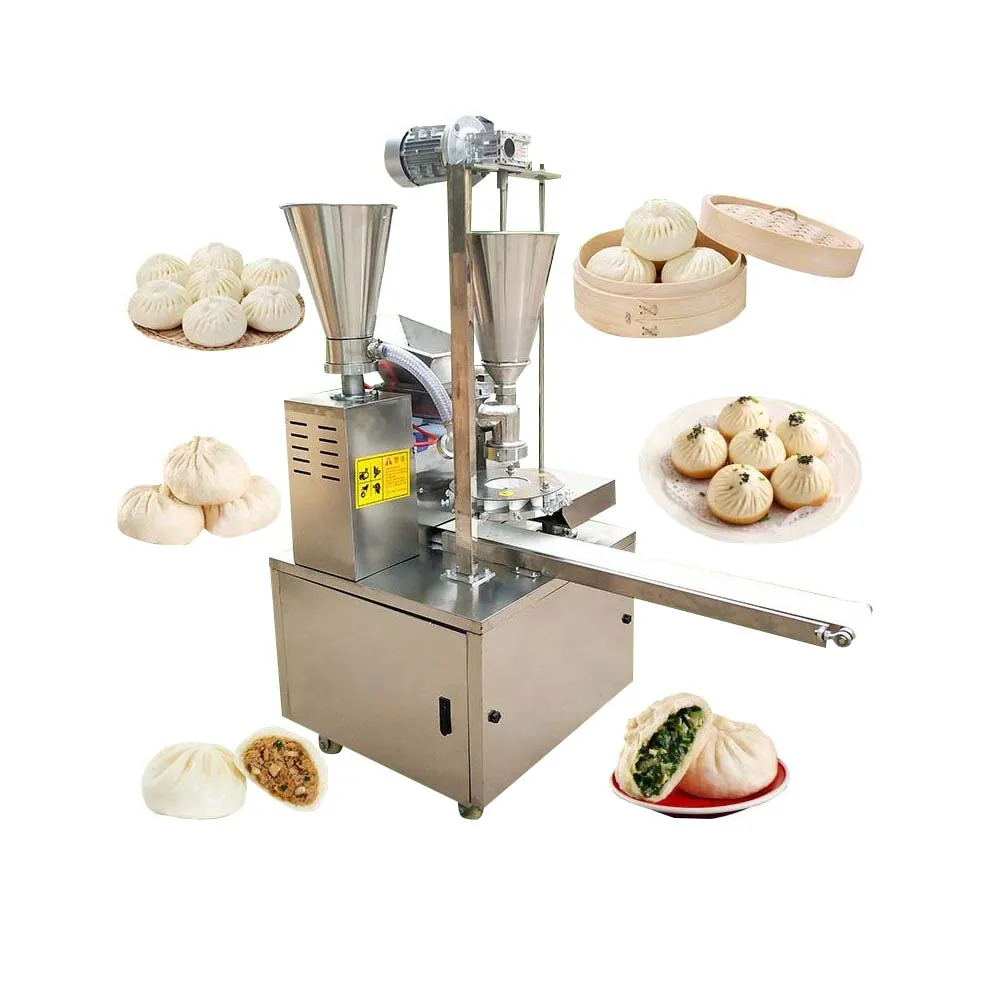 High Quality Roti Maker Full Auto Dumpling Steam Bun Fill Chinese Baozi Momo Make Machine Part Automatic Dumpling