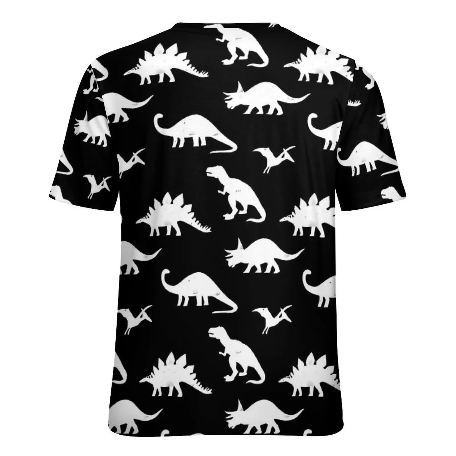 Dinosaurs T Shirt O Neck Cute Animal Big Size T-Shirts Short Sleeve Basic Tees Female Summer Funny Custom Tops