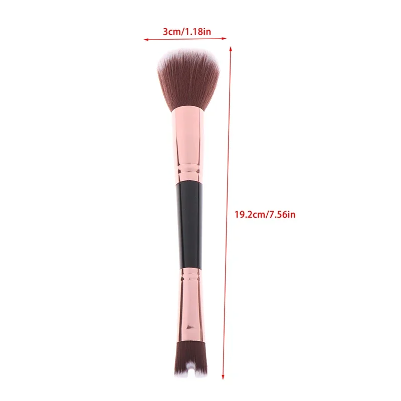 Nose Contour U-Shaped Makeup Brush Dual-End Nose Shadow Foundation Highlighter Brush Blush Brush Face Beauty Cosmetics Tools