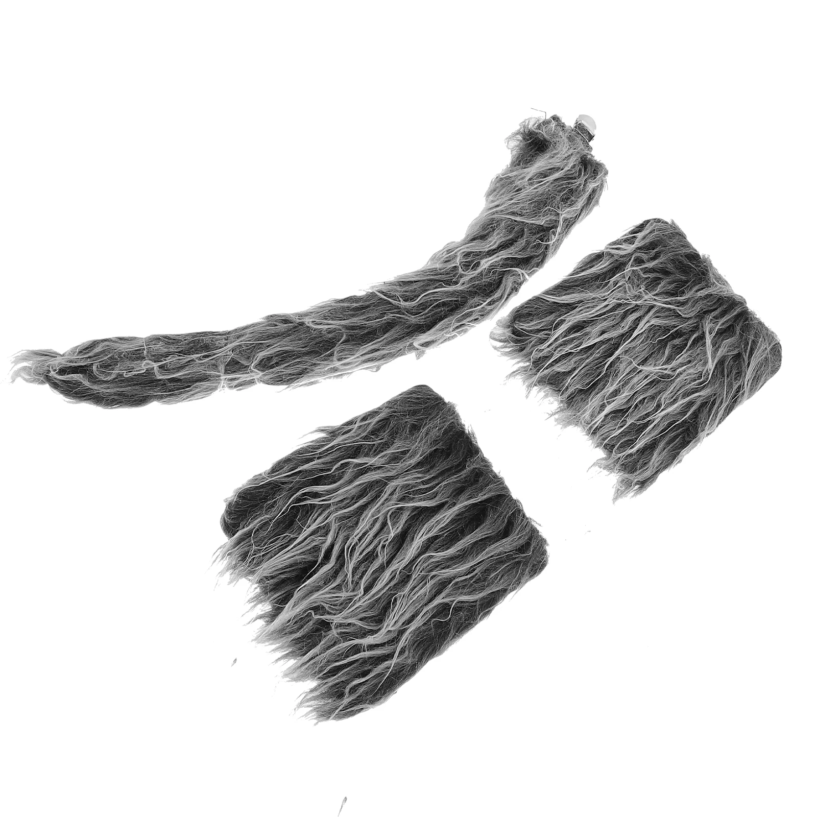Ensemble de queue de gants, Kit de Cosplay, gants d'animaux, accessoires, fourniture d'accessoires de Costume de loup