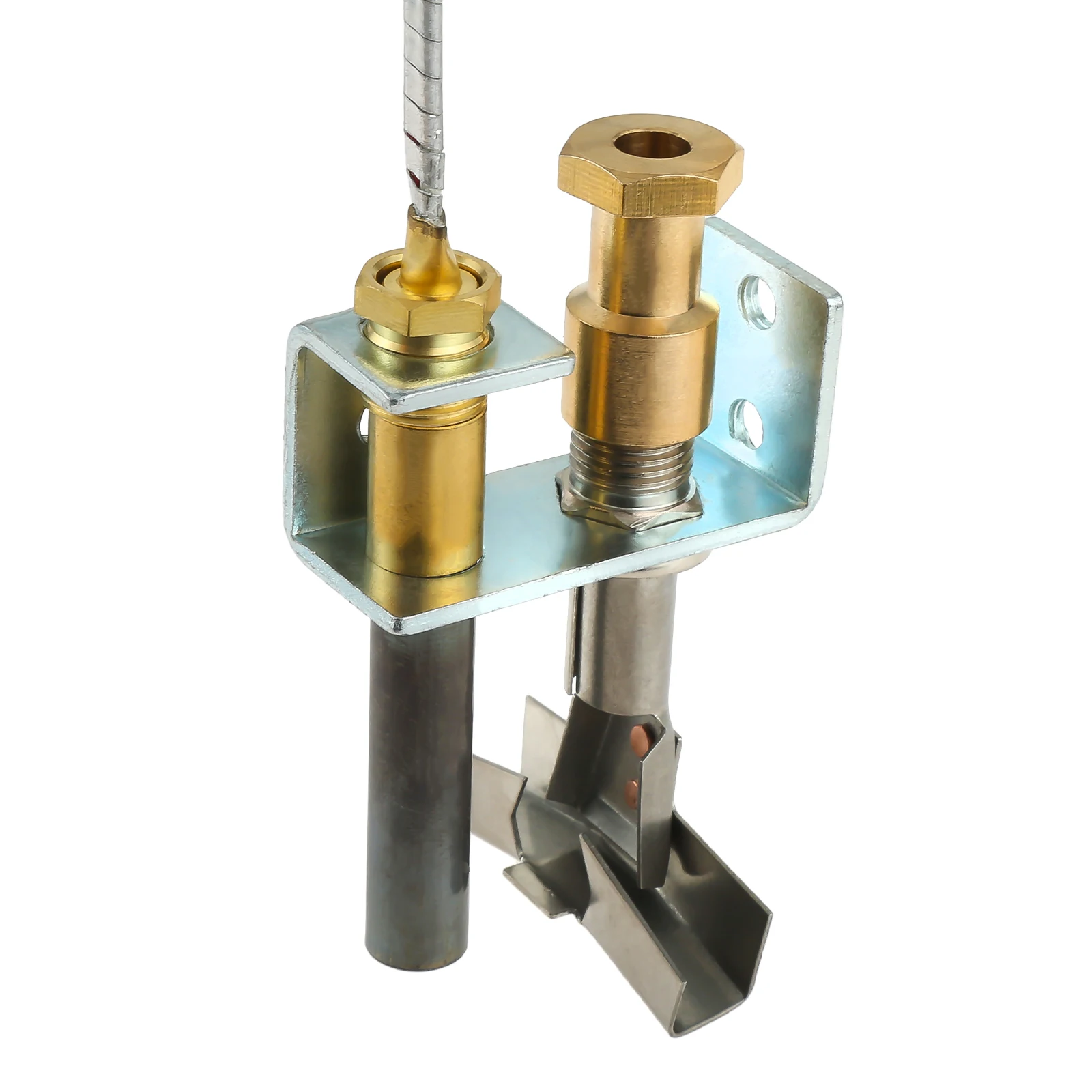 Pilot Burner 750Millivolt Thermopile Assembly 36inch Lead Aluminium Glass Fiber Cover for Fireplaces Stoves Ovens Grills Heaters