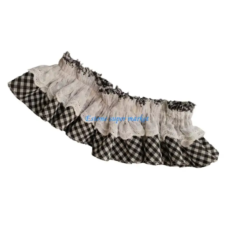 

090B Baby Girls Fashionable Skirt Double Layer Design Decorative Toddler Cummerbund Fart Curtain for Everyday and Party