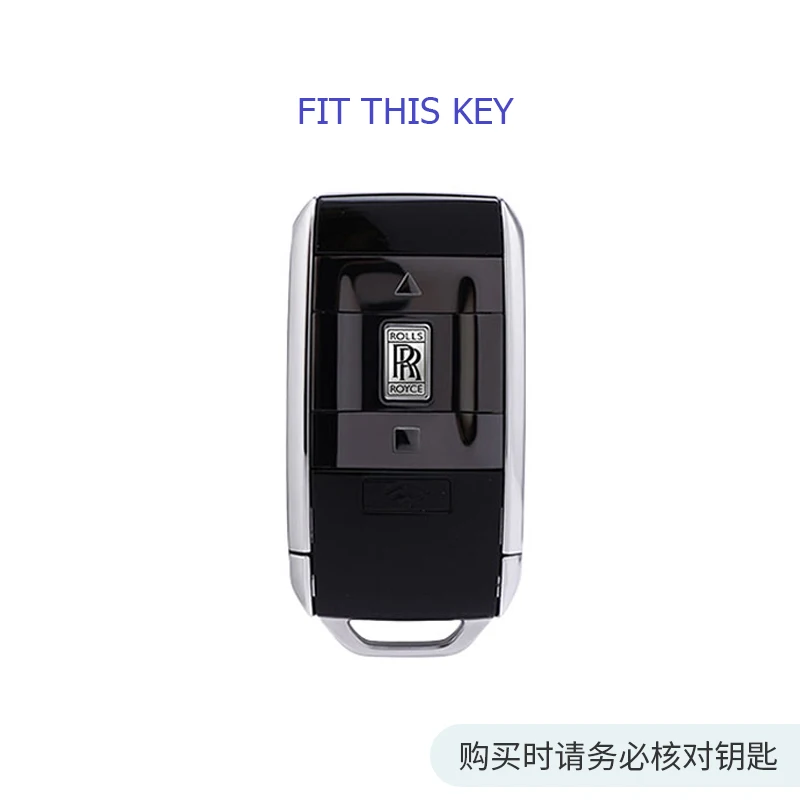 For Rolls Royce Cullinan Dawn Wraith Phantom Alcantara Key Case Key Chains Car Accessories