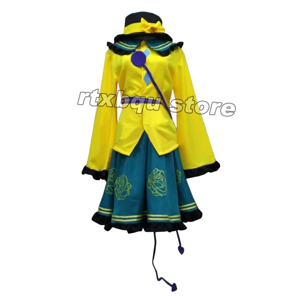 Anime Komeiji Koishi Cosplay Costume Women Lolita Dress Halloween Customized