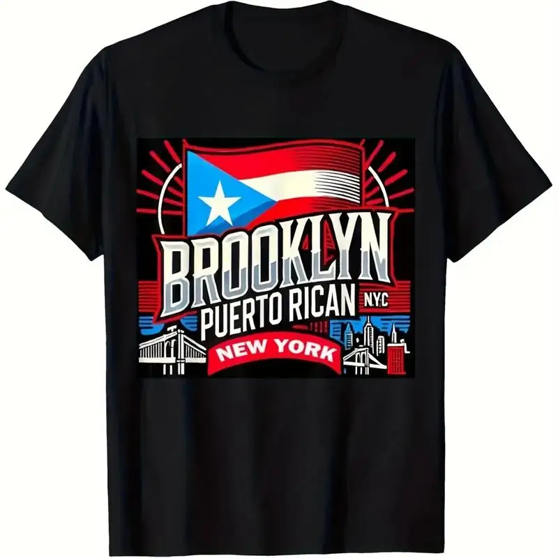 Men's 100 Cotton Puerto Rican Flag T Shirt Papi Just Like a Normal D ò
