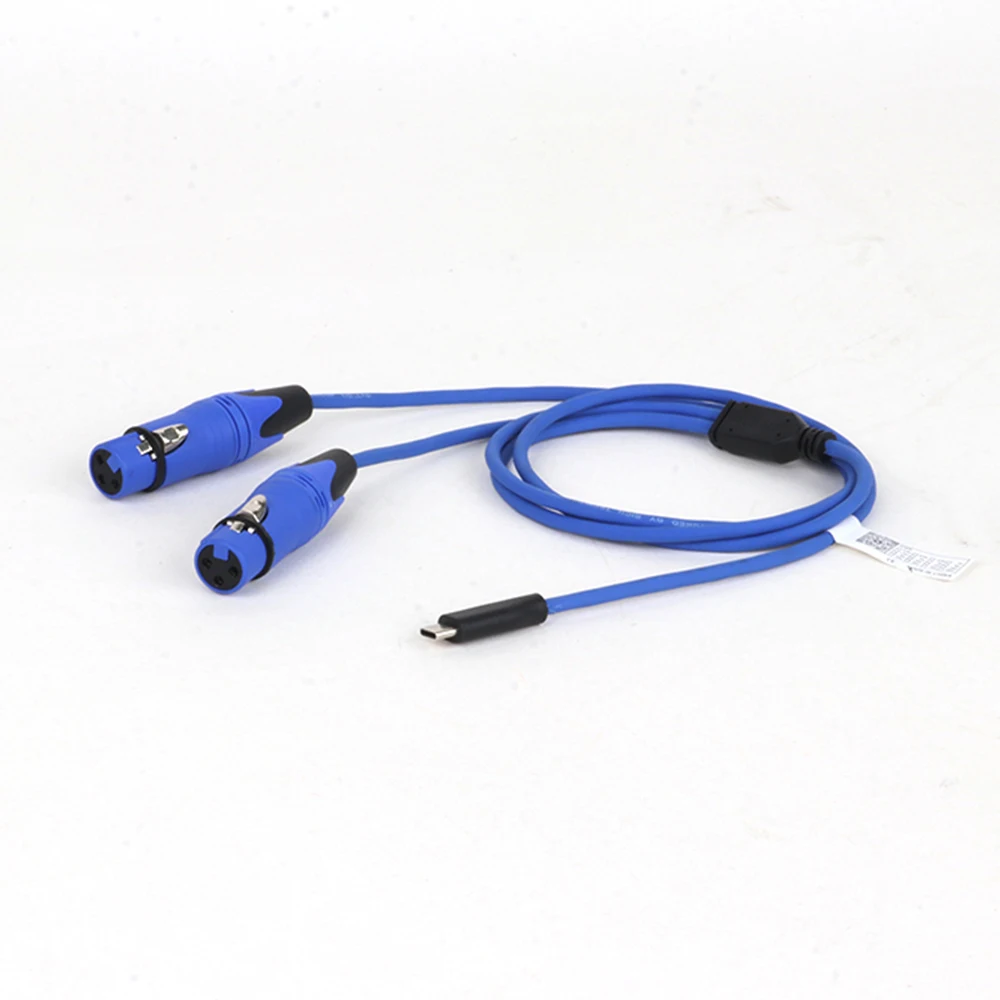 Kabel USB C do 2 XLR, konwerter kabla audio USB typu C na podwójny 3-pinowy XLR męski/żeński kompatybilny z smartfonami lub laptopami — zdjęcie produktu 6
