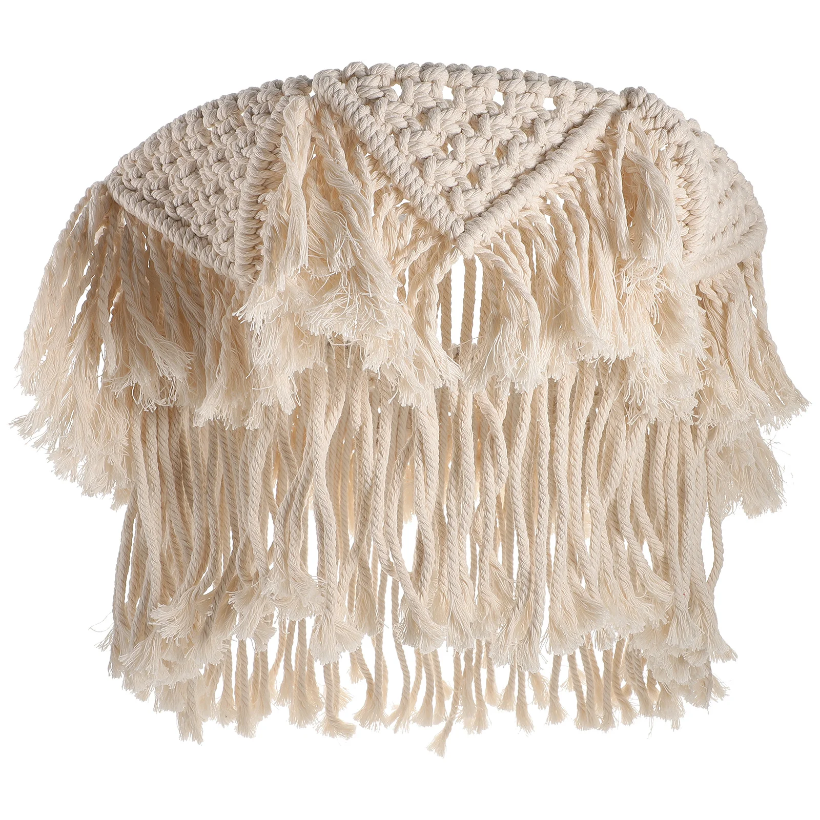 

Macrame Lamp Shade Cotton Woven Pendant Light Cover for Ceiling Bedroom Living Room Decorative Lighting Fixtures Replacement
