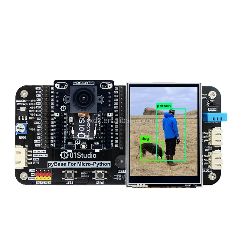 Placa de desarrollo pyAI-K210 AI inteligencia artificial reconocimiento facial visión artificial Python aprendizaje profundo