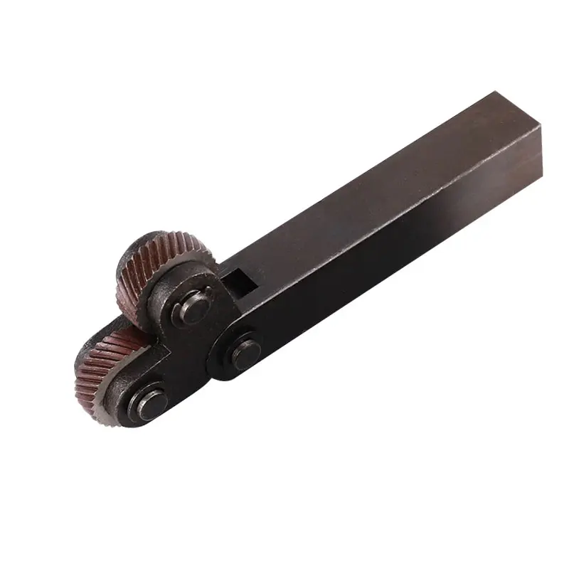 UCHEER 1set 0.4-3.0mm taglierina per zigrinatura a grana reticolata e 2 ruote ruota per goffratura tornio in acciaio portautensili piano cottura
