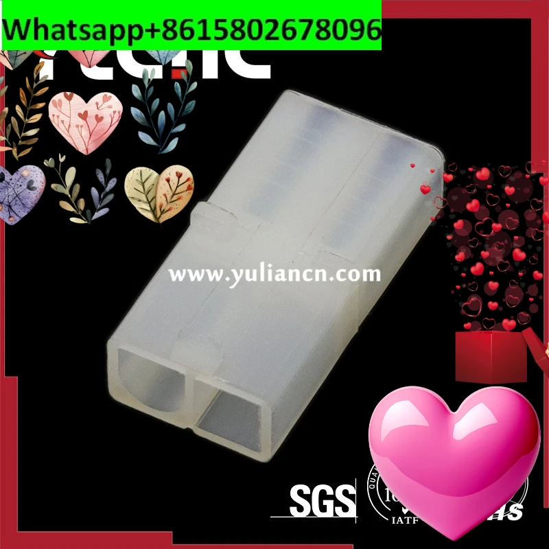 20PCS  2-hole connector L6.2-2P white shell electric connector