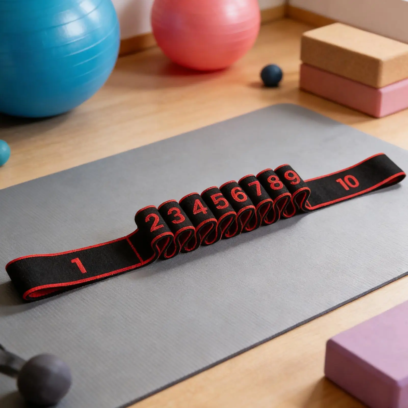 Workout Bands Multi-Functional Slimming Resistance Band Yoga Strap Elastic Exercise Bands for Latin Dance  Pilates Gymnastics