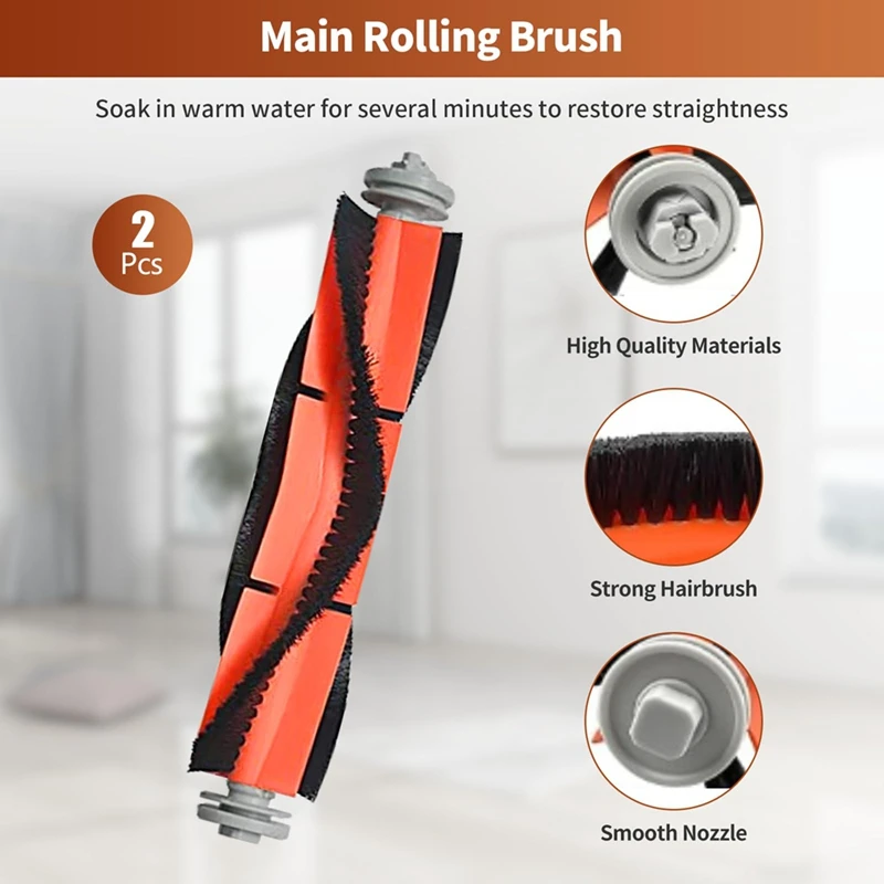 MAKE-запасные части для пылесоса Dreame D9, D9 Max, D9 Pro, L10, L10 Pro, основная щетка, боковая щетка, фильтры, ткань для швабры