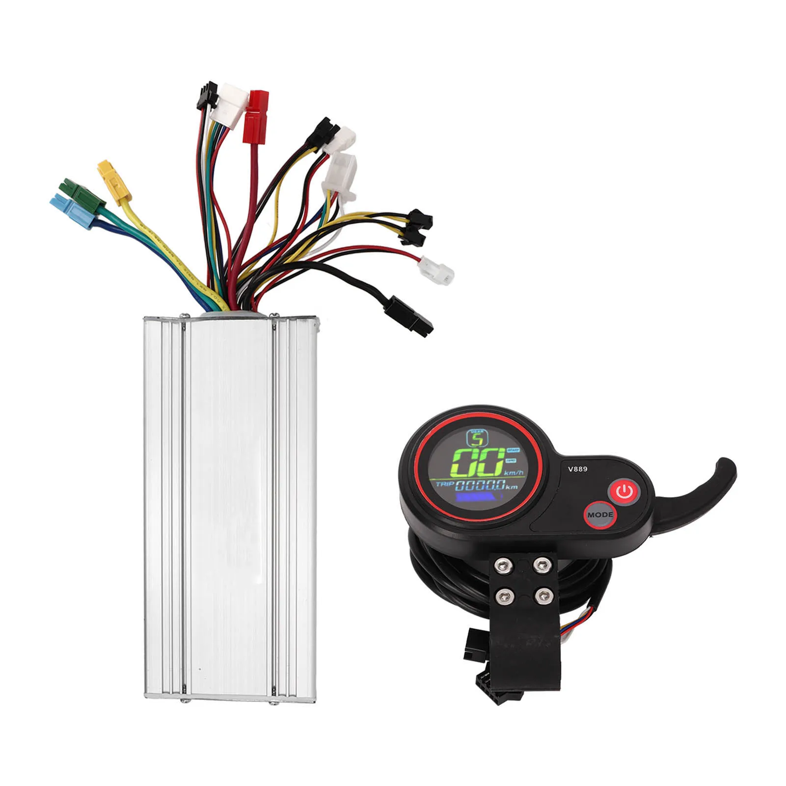 

Electric Bike Controller Brushless Motor 36V 48V 1000W 1500W 35A with V889 Color Display Screen Meter