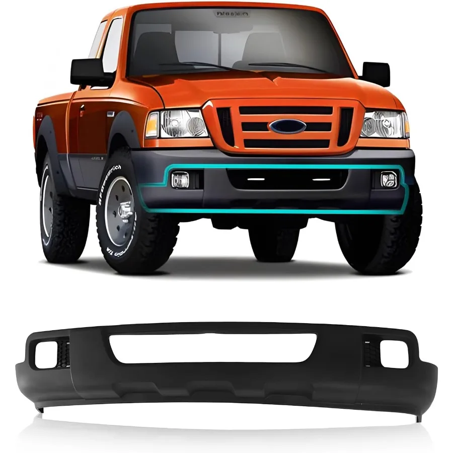 

New Replacement Front Black Textured Bumper Valance for 20062007 FORD Ranger 6L5Z17626AAA FO1095218 Durable Exterior Trim Enhan