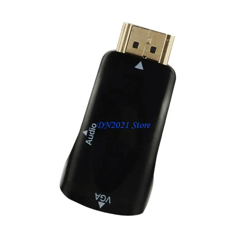 F3KE HDTV ke VGA Adaptor Konverter Komputer Set Top Box Konektor Dongle untuk Laptop