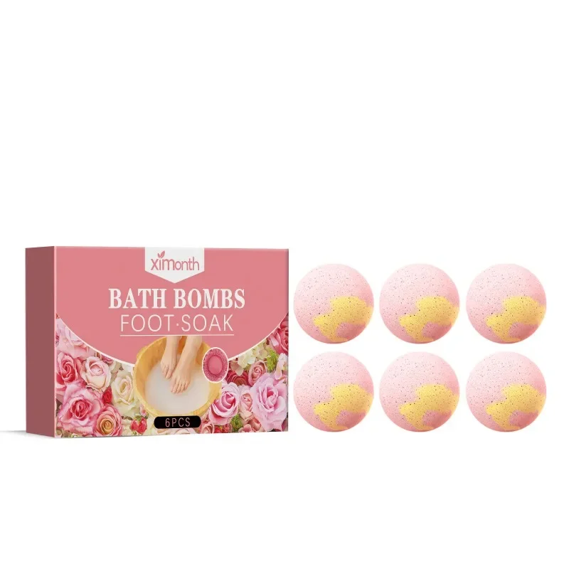 Lavender Foot Bath Ball Skin Relaxing Deep Moisturizing Improve Insomnia Rich Essential Oil SPA Handmade Feet Bath Balls