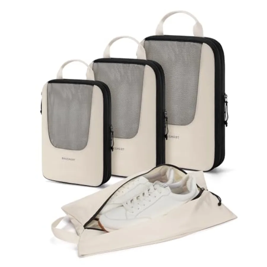 

Компрессионные упаковочные кубики для путешествий, набор из 6/5/4 штук, легкие органайзеры для упаковки, незаменимые вещи для летних поездок, сумки-органайзеры для чемоданов