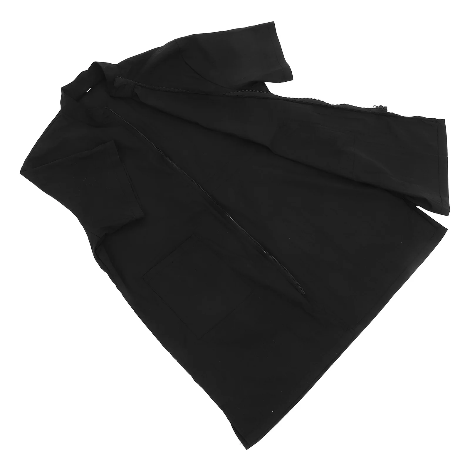 

Waterproof Pet Cosmetologist Clothes Black Nylon Grooming Apron Xxl Pet Shop Uniform Bath Beautician Smock Comfortable