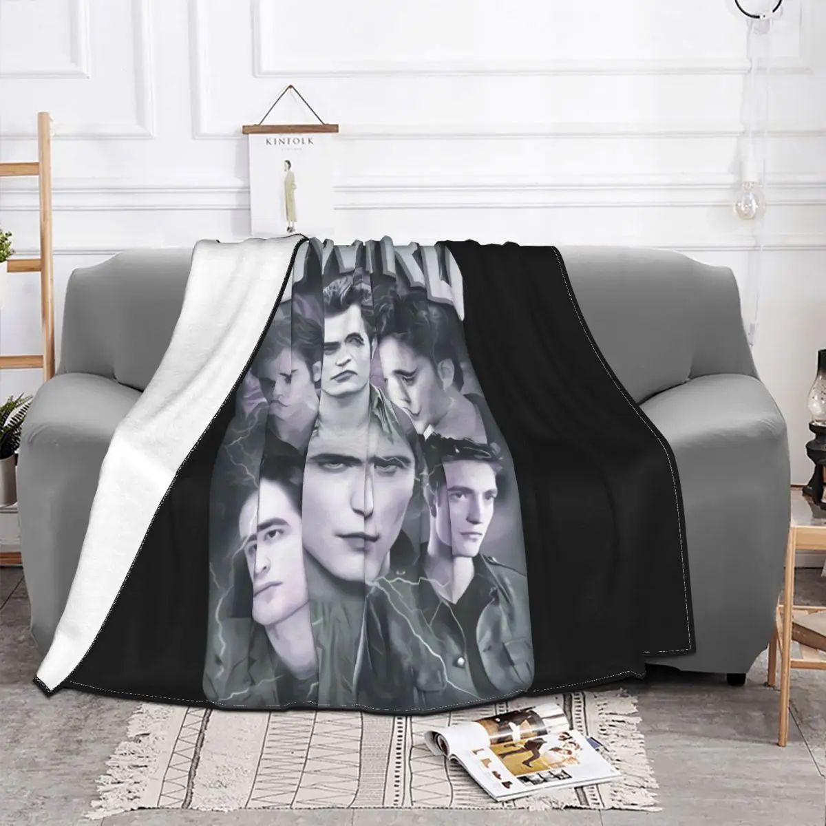 Edward Cullen Robert Pattinson Twilight Blanket Warmth Sofa Bed Super Soft Bedding Supply Sleeping Sheets