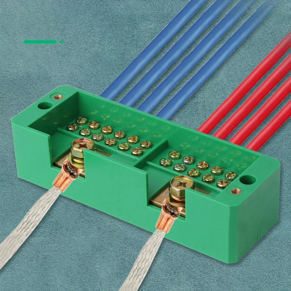 SCLS Single Phase 2-in 6 Outgoing Terminal Box Household Distribution Box Junction Box Terminal Block 220 V(6 Out)