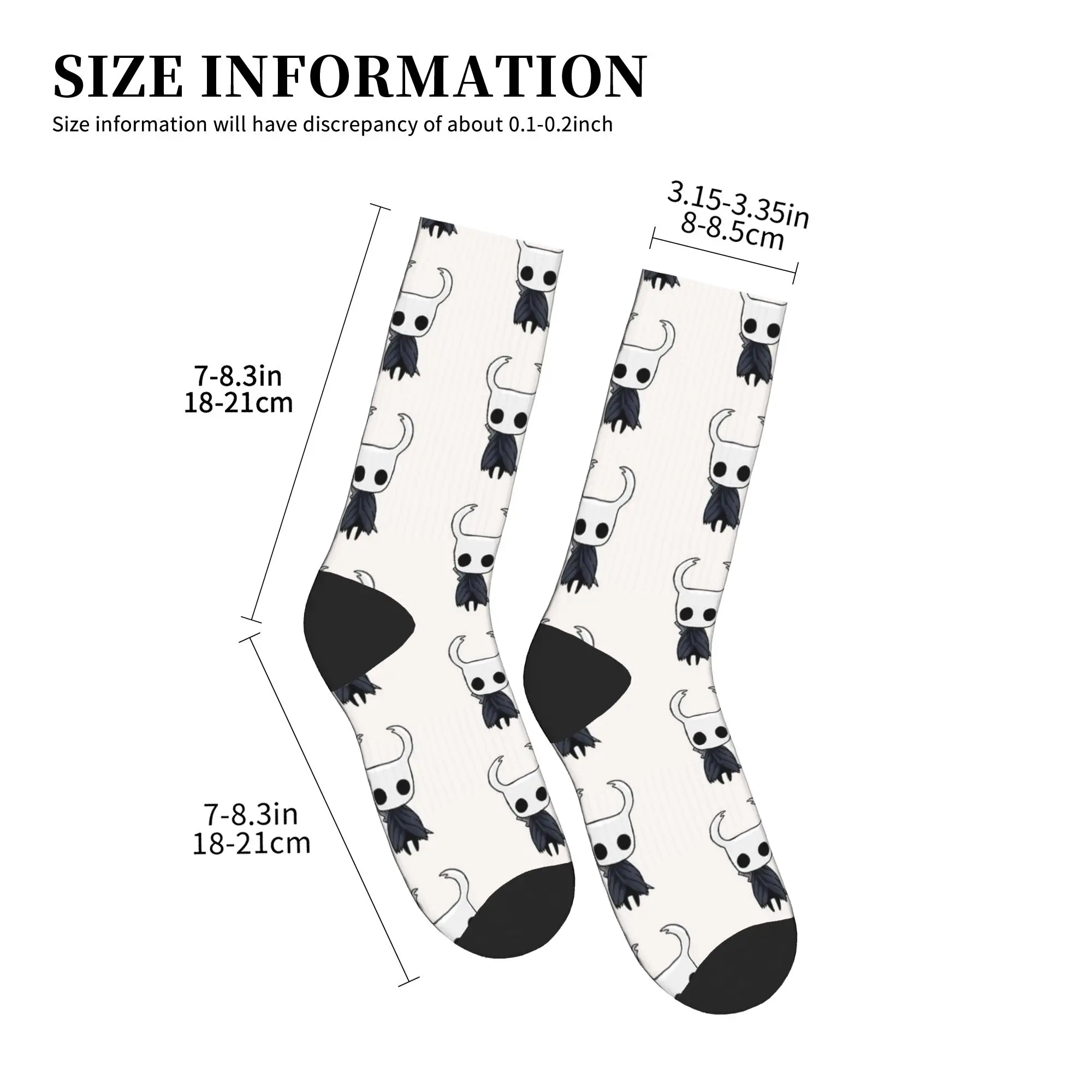 Hollow Knight GameThe Knight Socks Autumn  Stockings Funny Men's Quality Socks Graphic Running Sports Non-Slip Socks