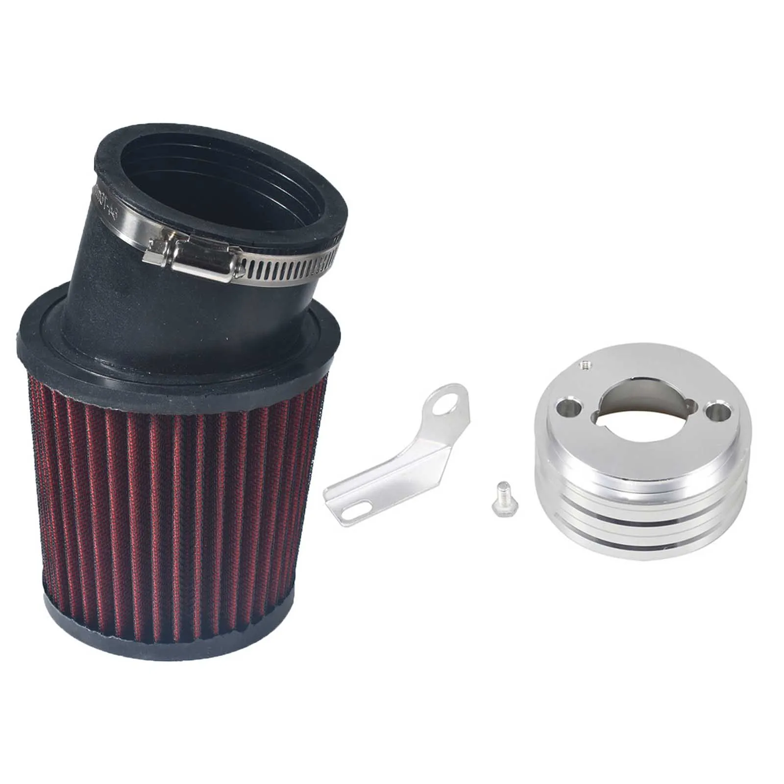 

Воздушный фильтр для повышения эффективности двигателя, аксессуар для картинга, улучшенный воздушный поток, снижает ограничения на всасывание воздуха, простое очищение