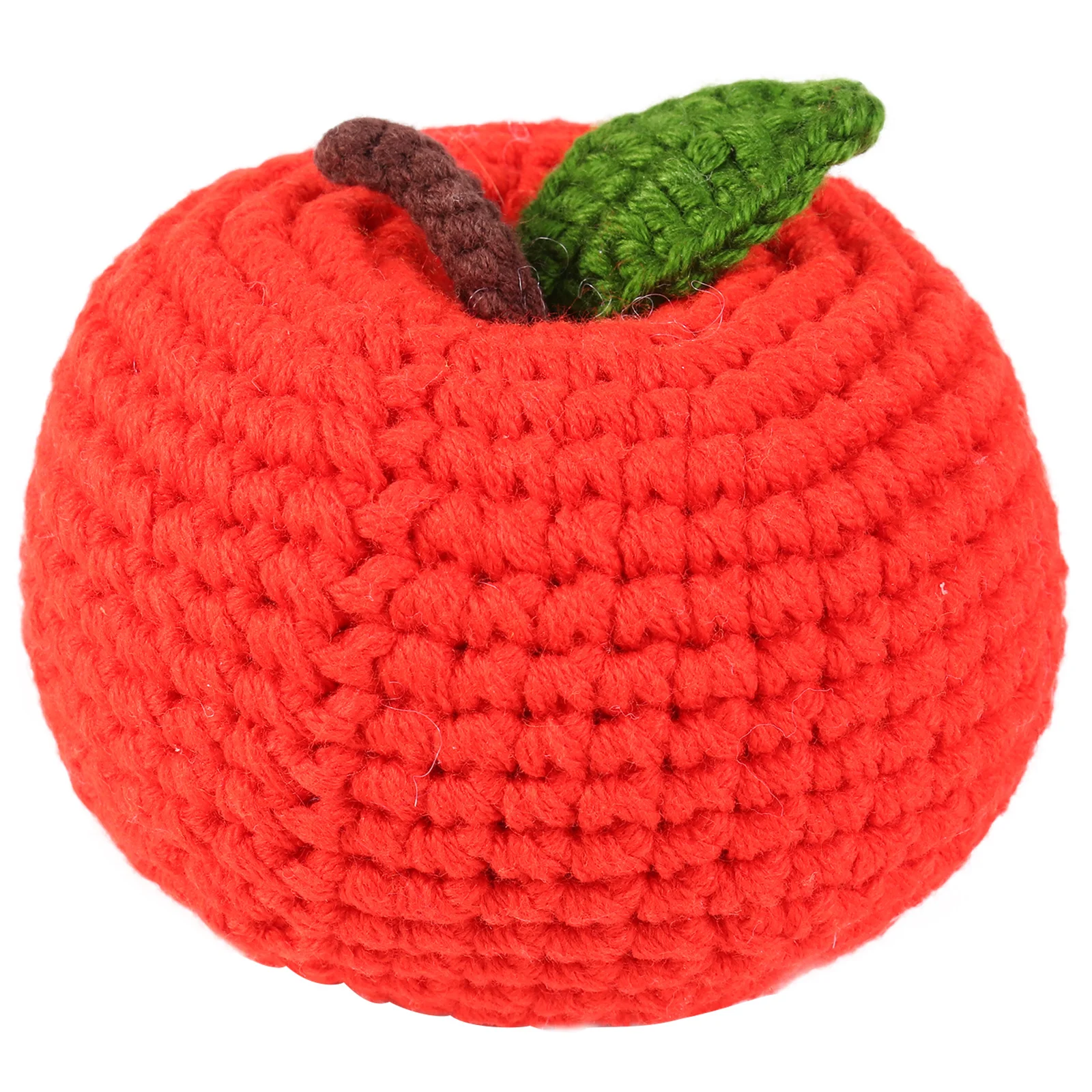 

1pc Handmade Ping'An Fruit Christmas Apple Decor Cotton Thread Craft Imitation Apple Ornament For Holiday Party Gift Photo