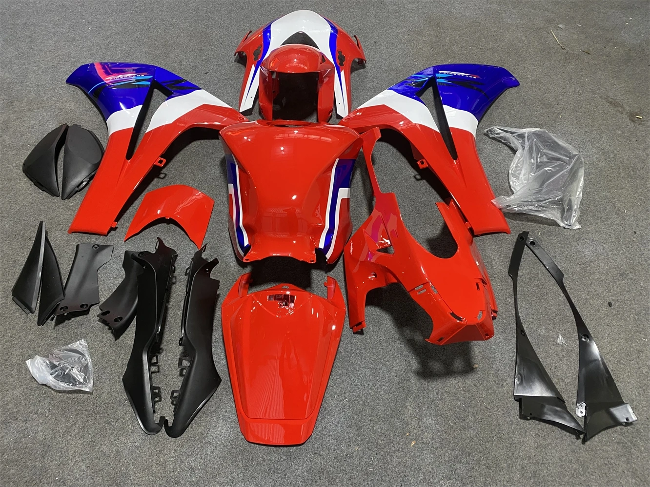 Motorcycle ABS fairing kit for Honda CBR1000RR CBR1000 08 09 10 11 2008 2009 2010 2011 Red, blue and white body