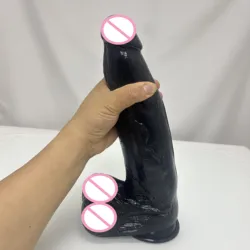 Consolador negro de 3 pulgadas para mujer, pene fuerte de gran tamaño con ventosa, consoladores de pene grande, juguetes reales para adultos de 32cm de largo, máquina Xxxl