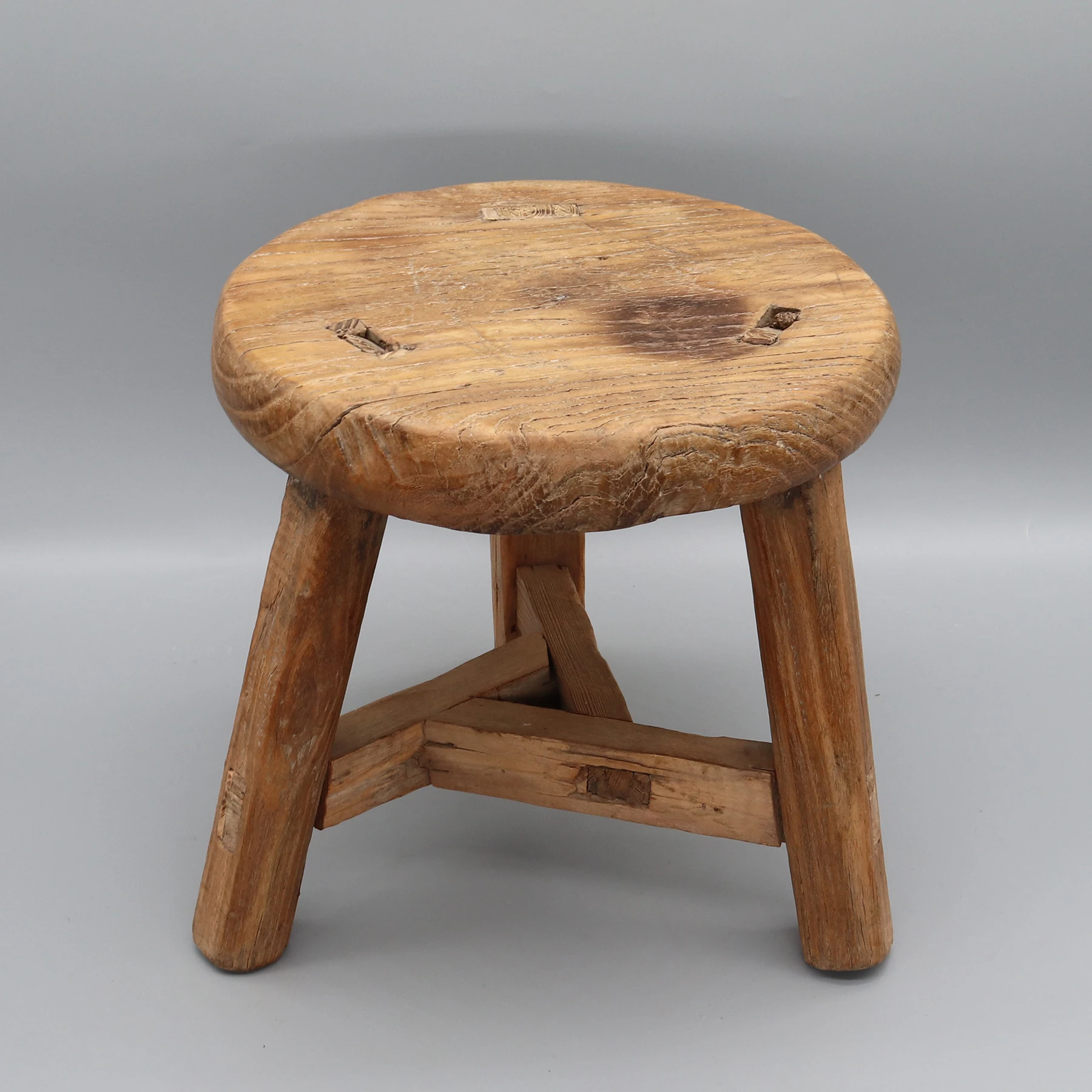 

Old Wooden Stool, Solid Wood, Chinese Antique