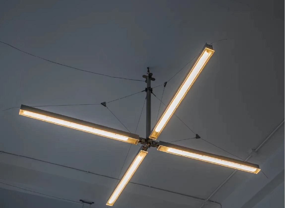 Metal heterosexual cross chandelier industrial wind creative lamp art lamp
