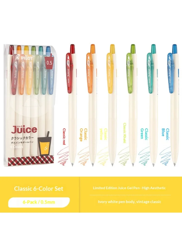 Długopisy żelowe PILOT Juice Pastel 0.5mm, różne kolory, płynne pisanie i miękki uchwyt, do estetycznego prowadzenia dziennika i aranżacji biurka, dla studentów. — zdjęcie produktu 7