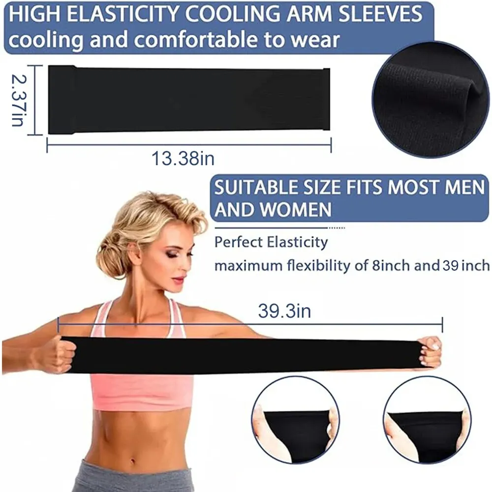 1 Pairs Arm Guard Sleeve with Thumb Hole Protective Sleeve Holders Sun UV Protection Long Arm Cover For Running Fishing Cycling