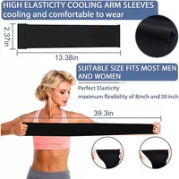 1 Pairs Arm Guard Sleeve with Thumb Hole Protective Sleeve Holders Sun UV Protection Long Arm Cover For Running Fishing Cycling 2