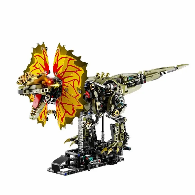 Mechaniczny zestaw klocków konstrukcyjnych Smok z podwójną koroną Architektura Technik Modularny model mechaniczny Kreatywne zabawki Prezenty dla dorosłych i dzieci