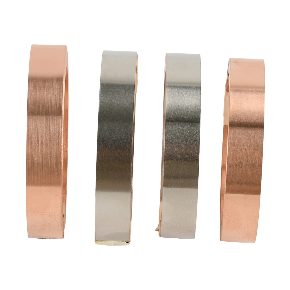 5M 10M T2 Reiner Kupferstreifen Vernickelt 0,15mm 0,2mm Batterie-Punktschweißstreifen für 18650 21700 26650 Lithium-Akkupack – Detail 4