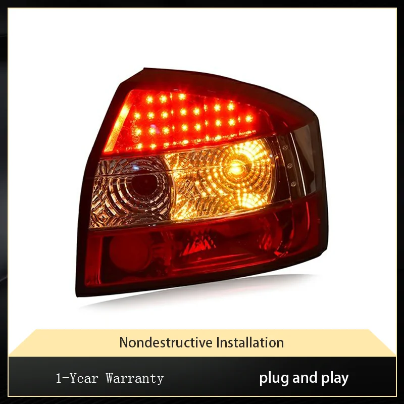 

Автомобильные фары для Audi A4L B6 2001 2002 2003, задний фонарь, дневные ходовые огни, динамический сигнал, стоп-сигнал, задние фонари, автомобильные аксессуары