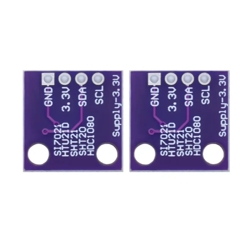 IIC I2C GY-213 GY-213V-SHT20 SHT20 HDC1080 Temperature Humidity Measure Sensor Module Leakage Transducers Board 2.7UW 1.5V 3.6V