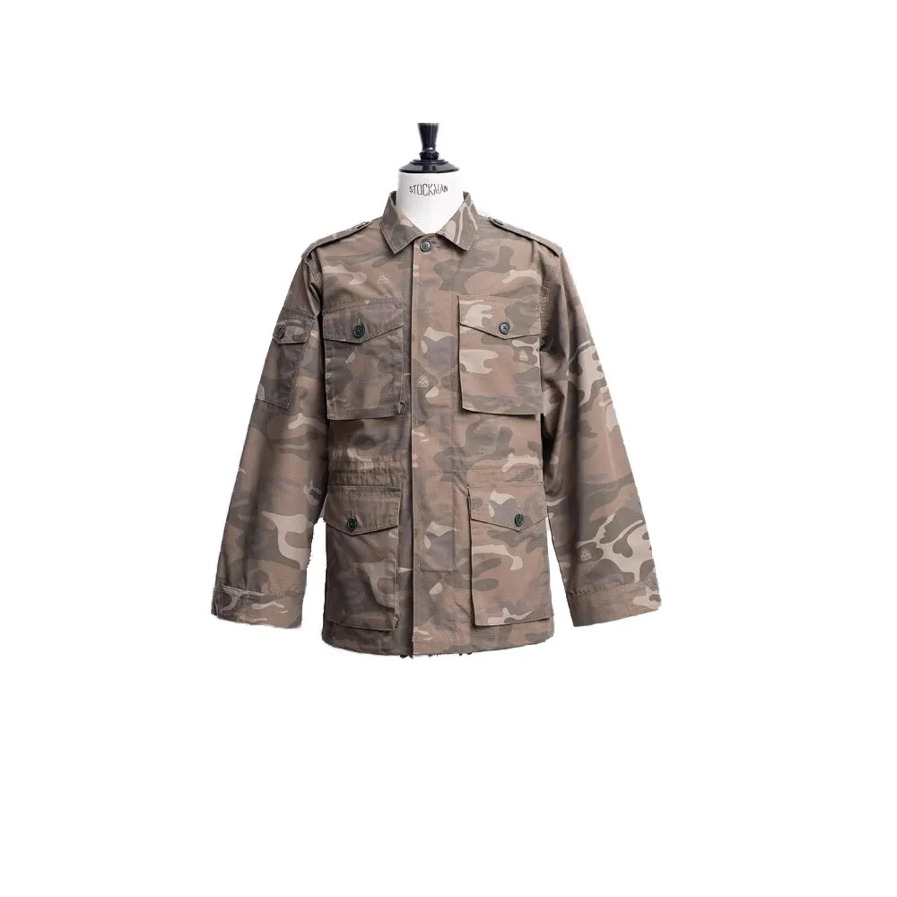 Men's Outdoor Jacket Camouflage Set British Military Style Jacket Loose Casual Sports Training