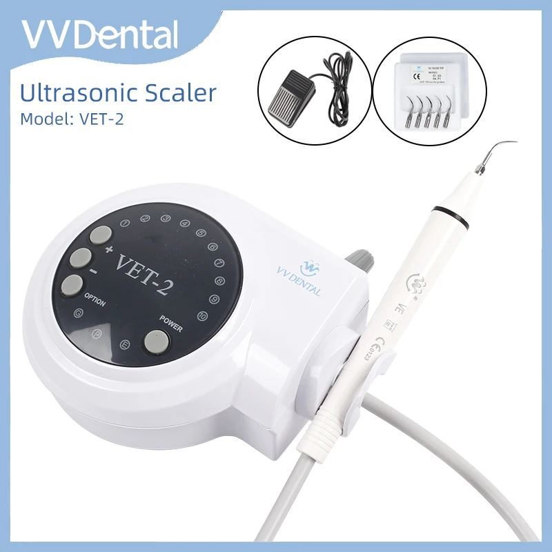 

VVDental Ultrasonic Scaler Instrument Scaling Perio Endo Whitening Tooth Cleaning Calculus Smoke Stains Equipment For Dentistry