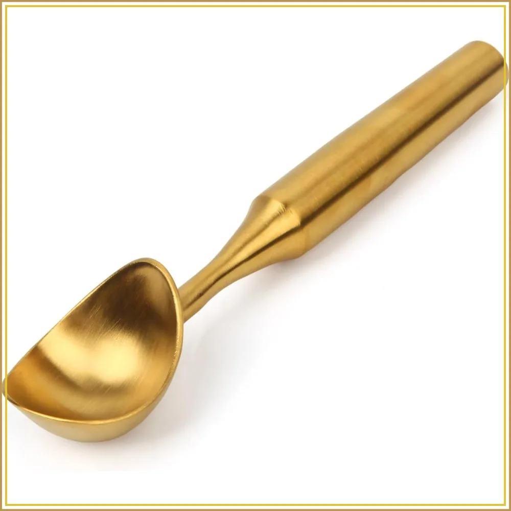 Heavy-Duty 304 Stainless Steel Ice Cream Scoop, 4.5 oz Cookies Scoop, Durable, Corrosion-Resistant & Dishwasher Safe with Ergonomic Grip for Perfect Scooping, Solid Design — купить у AliExpress WW
