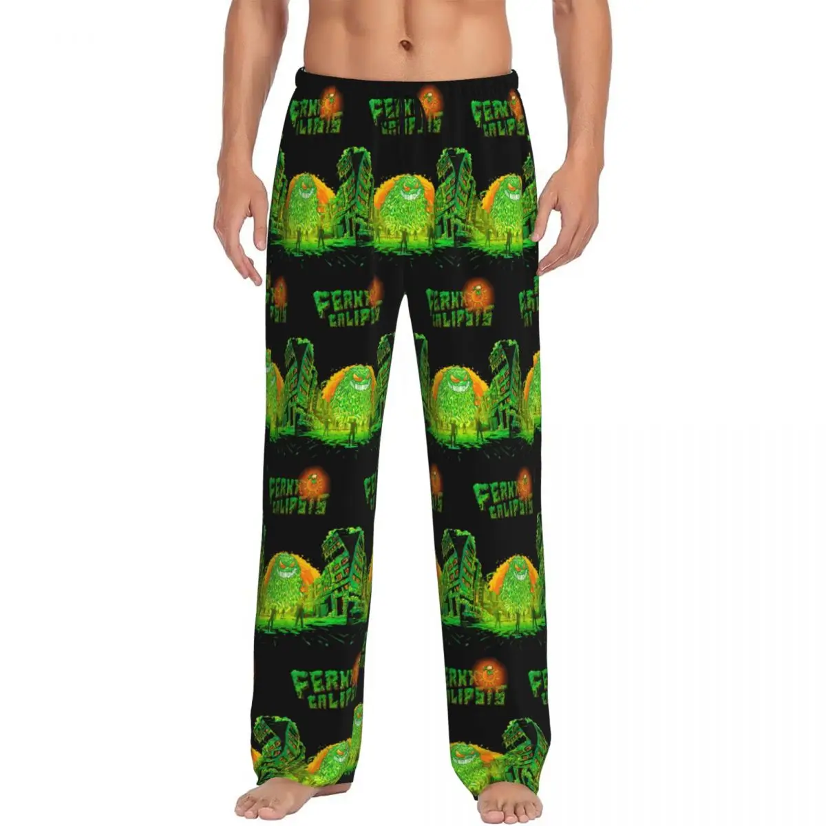 

Custom Feids Funny Cartoon Ferxxoo Pajama Pants Men Sleepwear Lounge Sleep Bottoms Stretch with Pockets