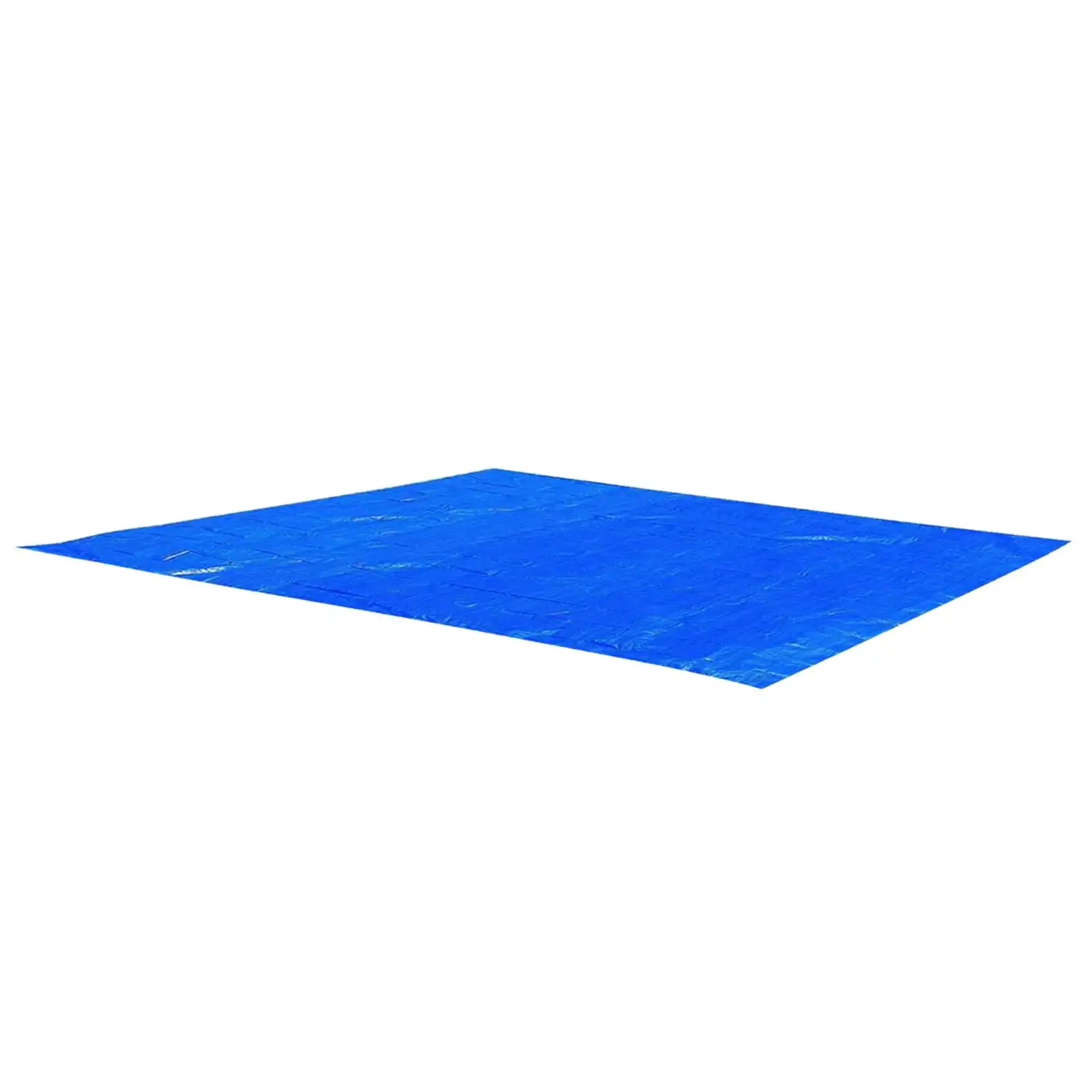 PE Pool Ground Cloth Cover Rectangular Mat for Swimming Pool Bottom Protector Waterproof Tarp Dustproof Floor Pad Foldable