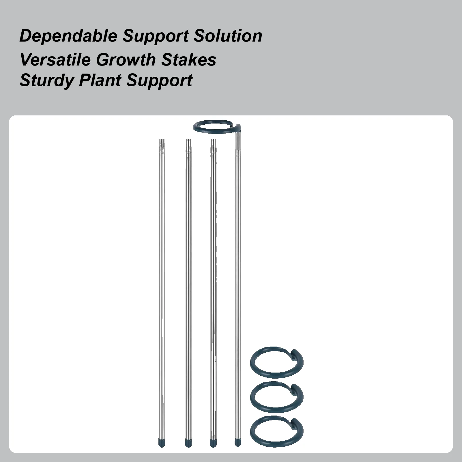 

Indoor Plant Stakes Telescopic Plant Climbing Support 4 Pieces Weather Resistant Indoor Outdoor Gardening Accessories For