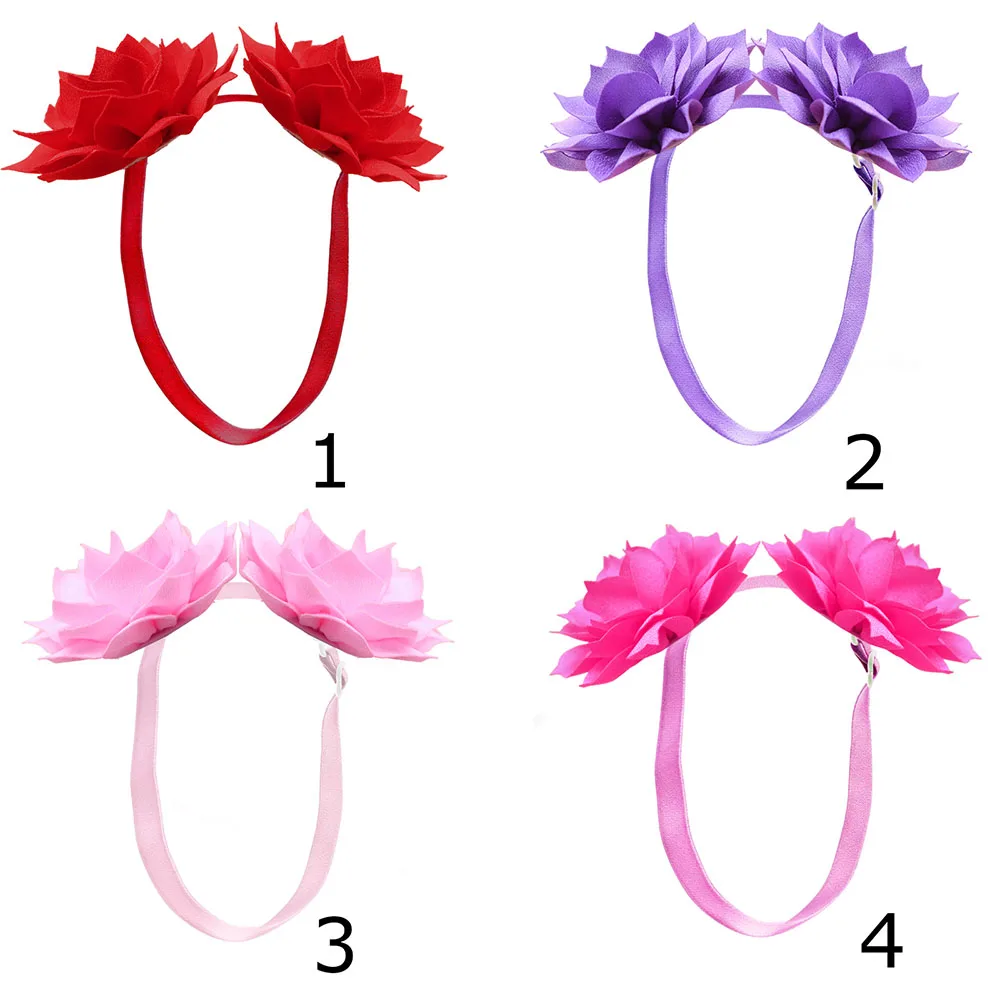 Lazos flor ajustables para perros – Accesorio fiesta - imagen 4