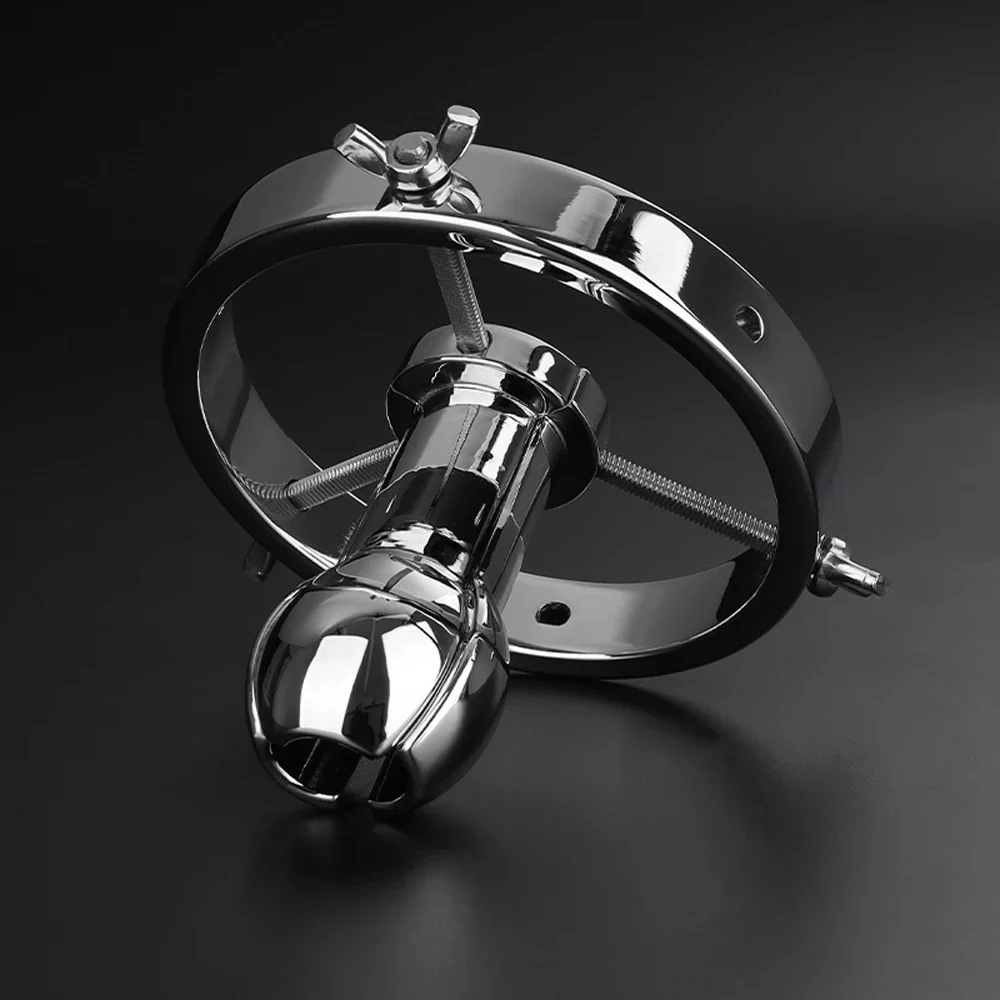 Metal Huge Anal Dilatador Anal Expander Vaginal Dilator Anus Speculum Hollow Butt Plug Vaginal Speculum Women Men Adult Sex Toys view 5