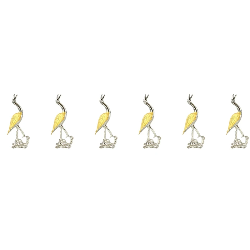 Brûleurs d'encens à grue rétro, anciers d'encens, encensoir à cône, support bouddhiste, décoration de bureau à domicile, artisanat C, 6X
