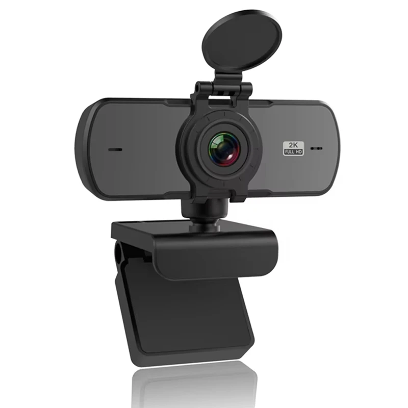 Webcam 2K Full HD 1080P Webcamera Autofocus Met Microfoon USB Webcam Voor PC Computer Laptop Desktop Webcamera